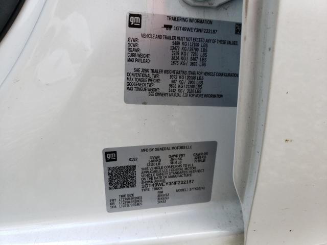 1GT49WEY3NF222187 GMC Sierra K3500 Denali