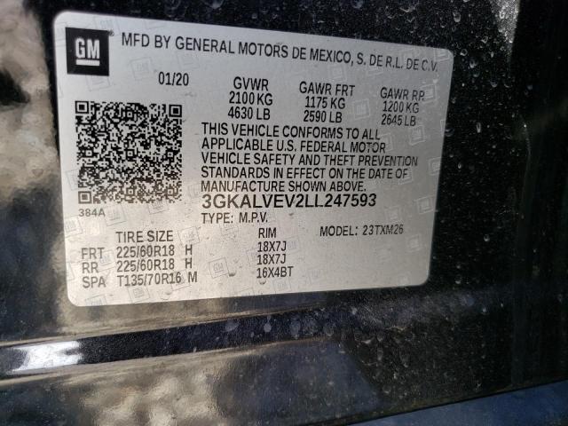 3GKALVEV2LL247593 GMC Terrain Slt
