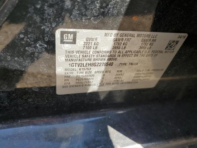 1GTV2LEH8GZ278540 GMC Sierra K1500