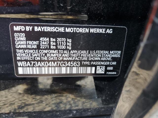 WBA73AK04M7G34563 BMW 228XI
