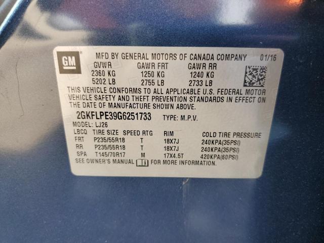 2GKFLPE39G6251733 GMC Terrain Slt