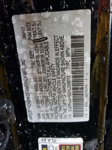 5J6RW2H92HL059673 Honda Cr-v Touring