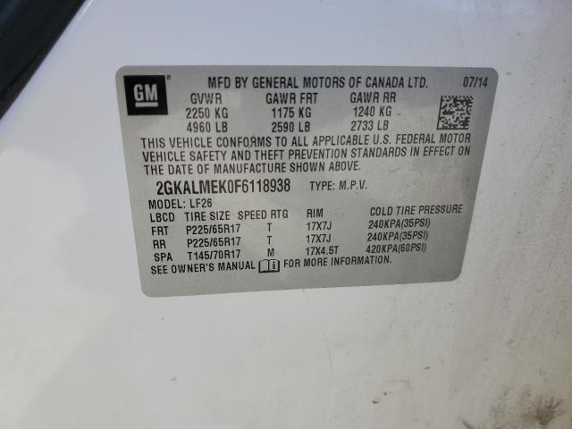 2GKALMEK0F6118938 GMC Terrain Sle