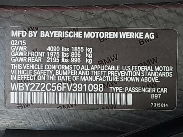 WBY2Z2C56FV391098 BMW I8
