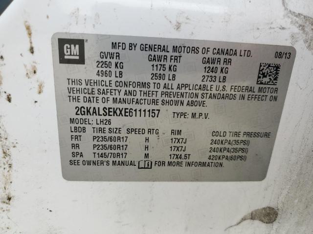 2GKALSEKXE6111157 GMC Terrain Slt
