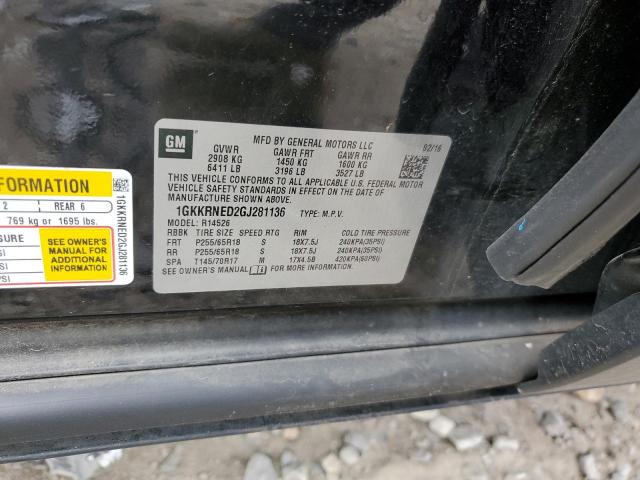 1GKKRNED2GJ281136 GMC ACADIA SLE
