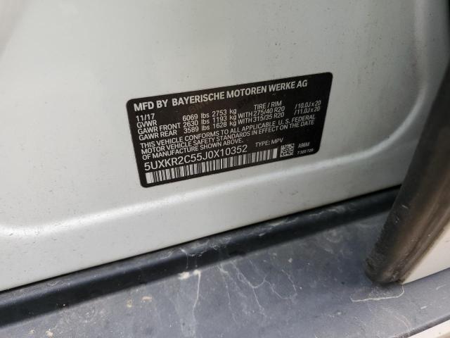 5UXKR2C55J0X10352 BMW X5 Sdrive35i