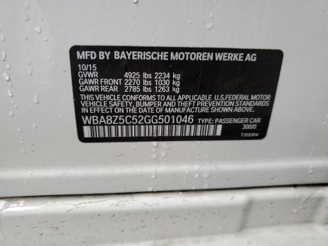 WBA8Z5C52GG501046 BMW 328 Xigt Sulev
