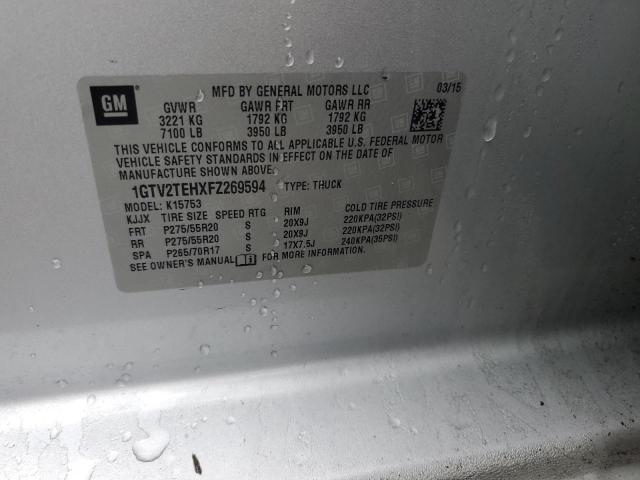 1GTV2TEHXFZ269594 GMC Sierra K1500