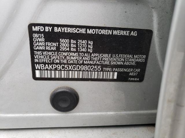 WBAKP9C5XGD980255 BMW 550 Xi