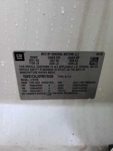 1GKS1CKJ3FR673936 GMC YUKON DENALI