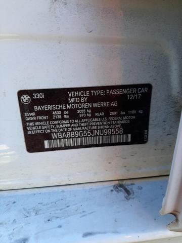 WBA8B9G55JNU99558 BMW 330 I
