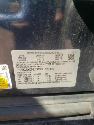 1GKKVSKD7GJ297069 GMC Acadia Slt-2