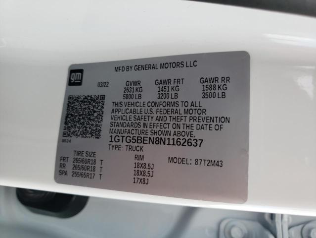 1GTG5BEN8N1162637 GMC Canyon Elevation
