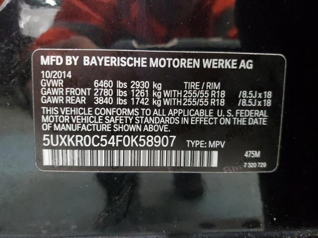 5UXKR0C54F0K58907 BMW X5 Xdrive35i