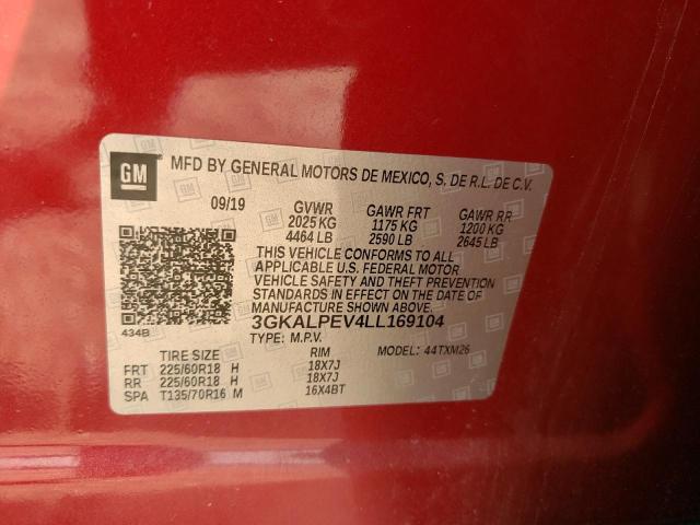 3GKALPEV4LL169104 GMC Terrain Slt