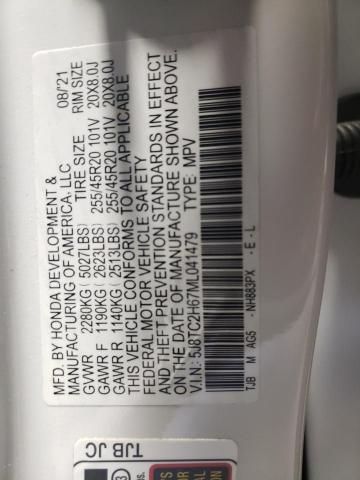 5J8TC2H67ML041479 Acura Rdx A-spec