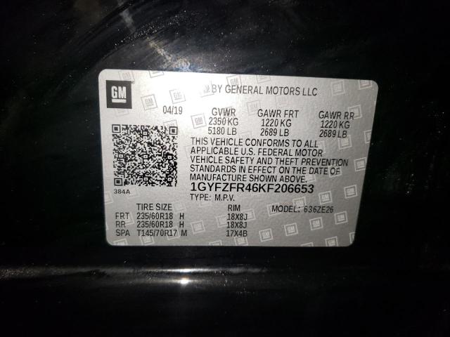 1GYFZFR46KF206653 Cadillac XT4 SPORT