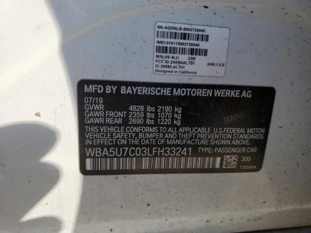 WBA5U7C03LFH33241 BMW M340I