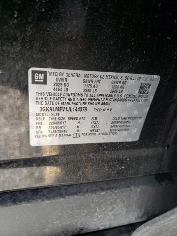 3GKALMEV1JL144379 GMC Terrain Sle