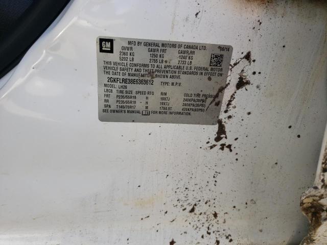 2GKFLRE38E6363612 GMC Terrain Sle