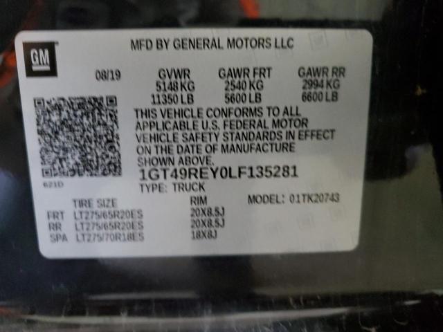 1GT49REY0LF135281 GMC Sierra K2500 Denali