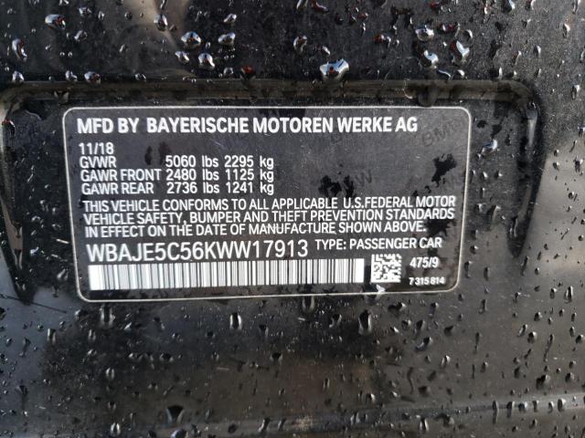 WBAJE5C56KWW17913 BMW 540 I