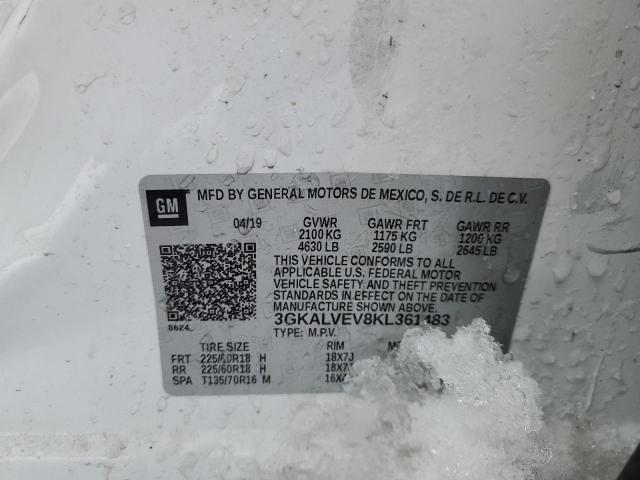 3GKALVEV8KL361483 GMC Terrain Slt