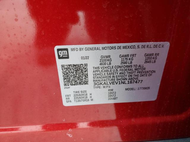 3GKALVEV1NL167477 GMC Terrain Slt