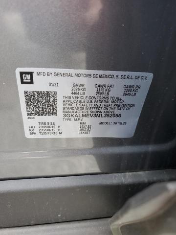 3GKALMEV3ML352056 GMC Terrain Sle