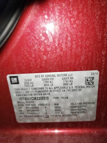 1GTV2VEC3EZ302319 GMC Sierra K1500 Slt
