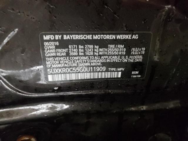 5UXKR0C55G0U11909 BMW X5 Xdrive35i