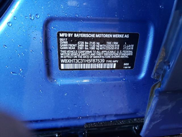 WBXHT3C31H5F87539 BMW X1 Xdrive28i