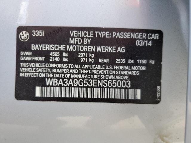 WBA3A9G53ENS65003 BMW 335 I