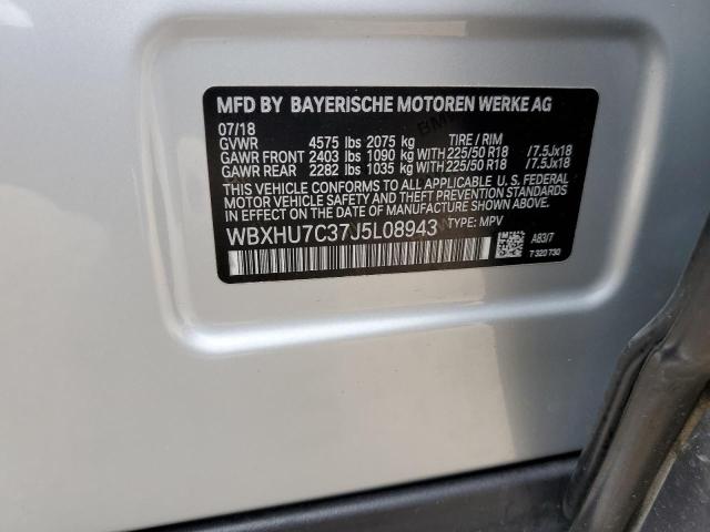 WBXHU7C37J5L08943 BMW X1 Sdrive28i