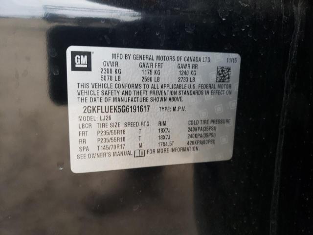 2GKFLUEK5G6191617 GMC Terrain Slt
