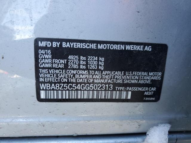 WBA8Z5C54GG502313 BMW 328 Xigt Sulev