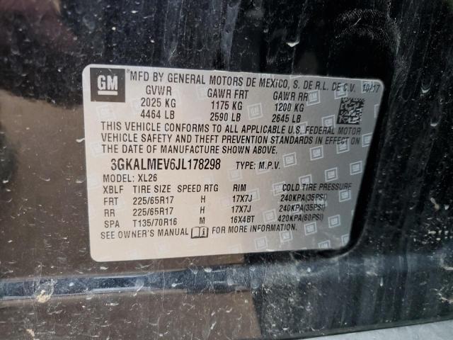 3GKALMEV6JL178298 GMC Terrain Sle