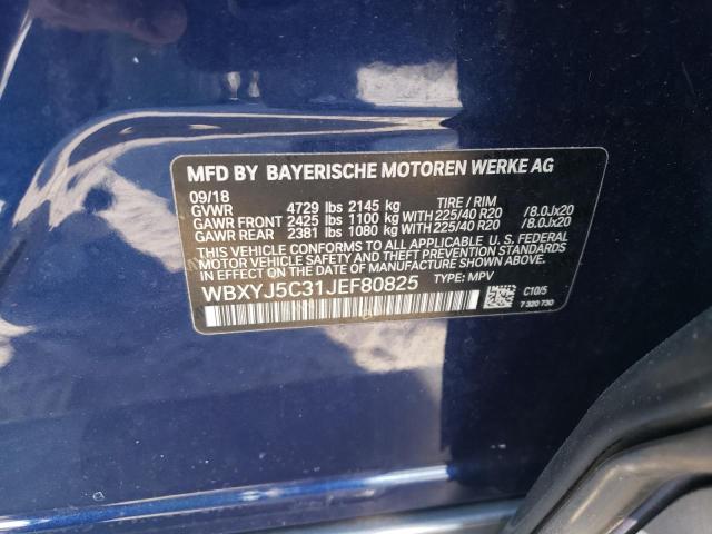 WBXYJ5C31JEF80825 BMW X2 Xdrive28i