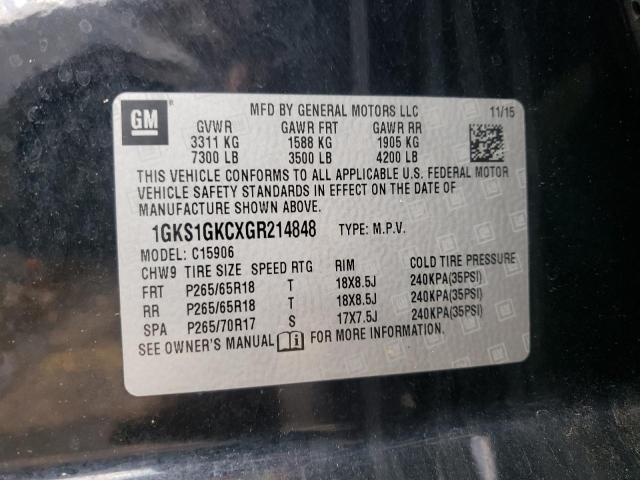 1GKS1GKCXGR214848 GMC Yukon Xl C1500 Slt