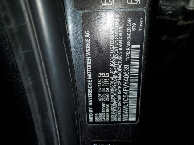 WBAVL1C54FVY40639 BMW X1 Xdrive28i