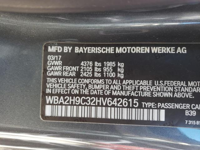 WBA2H9C32HV642615 BMW 230xi