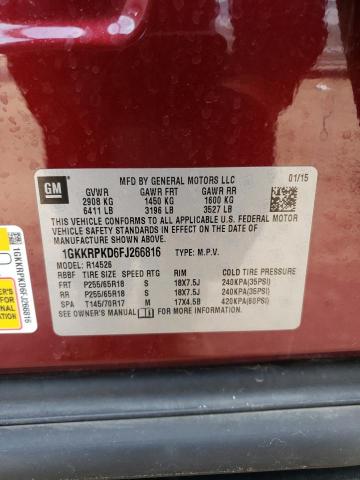 1GKKRPKD6FJ266816 GMC ACADIA SLE