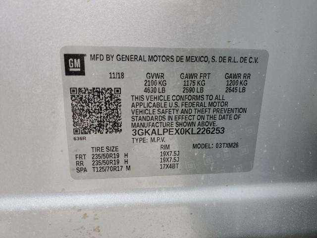3GKALPEX0KL226253 GMC Terrain Slt