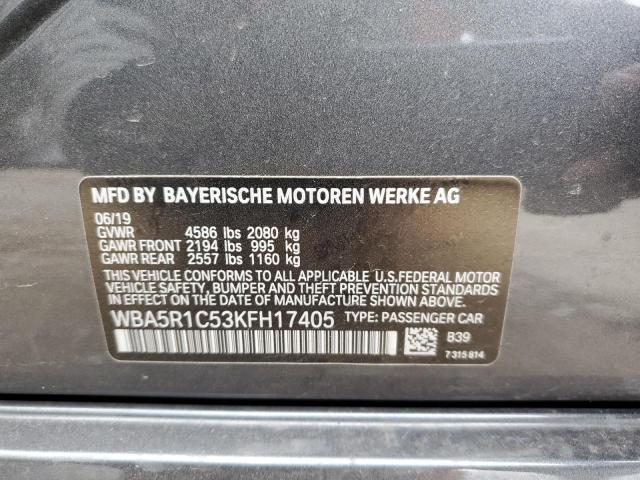 WBA5R1C53KFH17405 BMW 330I