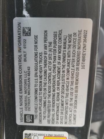 1GT49REY2NF364922 GMC Sierra K2500 Denali