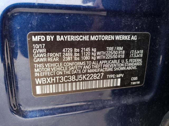 WBXHT3C38J5K22827 BMW X1 Xdrive28i