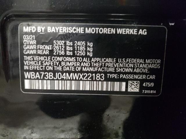 WBA73BJ04MWX22183 BMW 540 XI