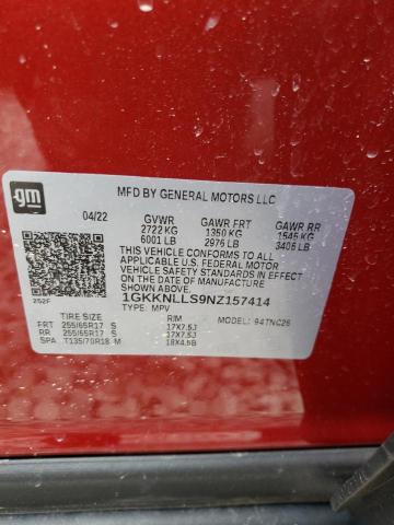1GKKNLLS9NZ157414 GMC Acadia At4