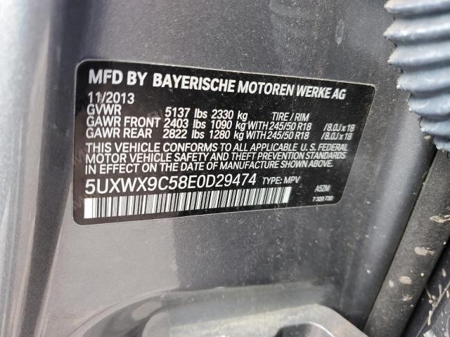 5UXWX9C58E0D29474 BMW X3 Xdrive28i